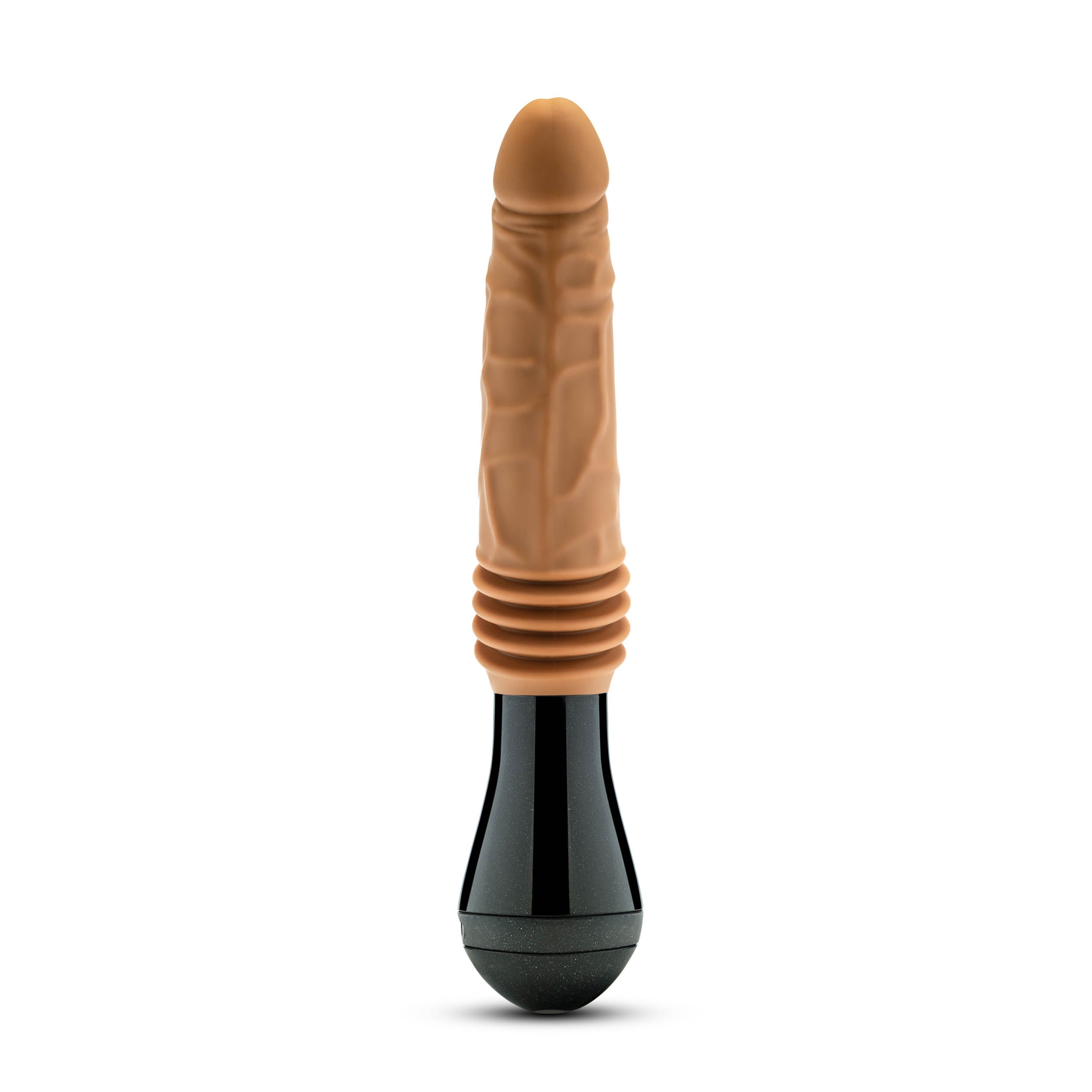 Dr. Skin Silicone - Dr. Arthur - Thrusting Gyrating Vibrating Dildo - Tan-3