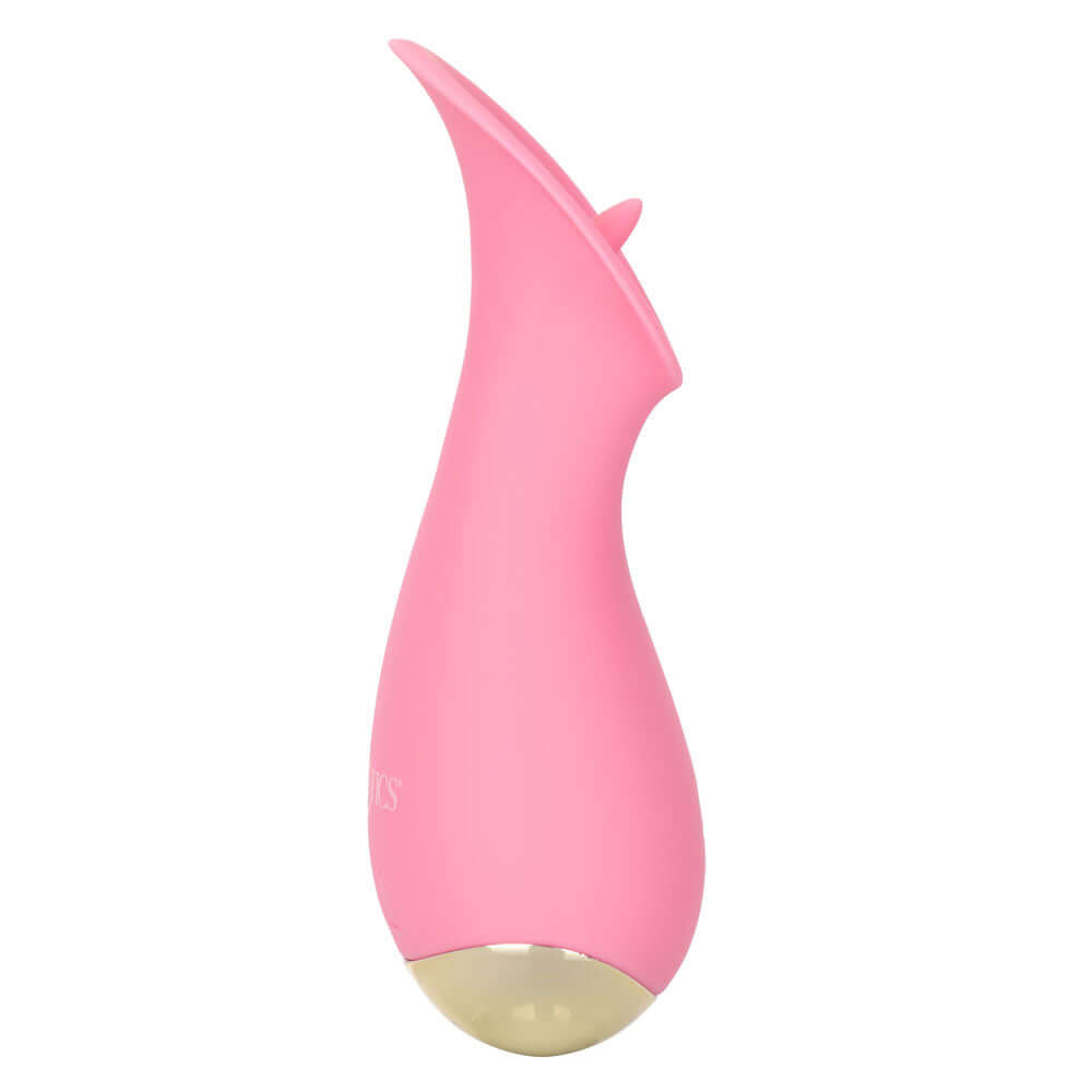 Slay Tickle Me Clitoral Massager in pink, designed for pinpoint stimulation and travel-friendly use.