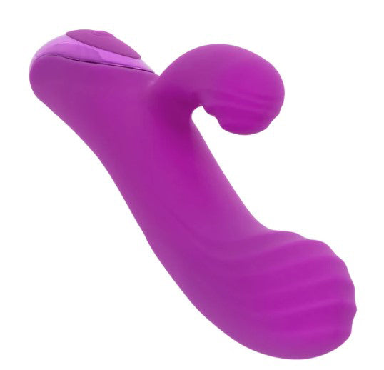Kroma Turbo Passion Vibrator Purple showcasing its ergonomic design and rippled texture for powerful stimulation.