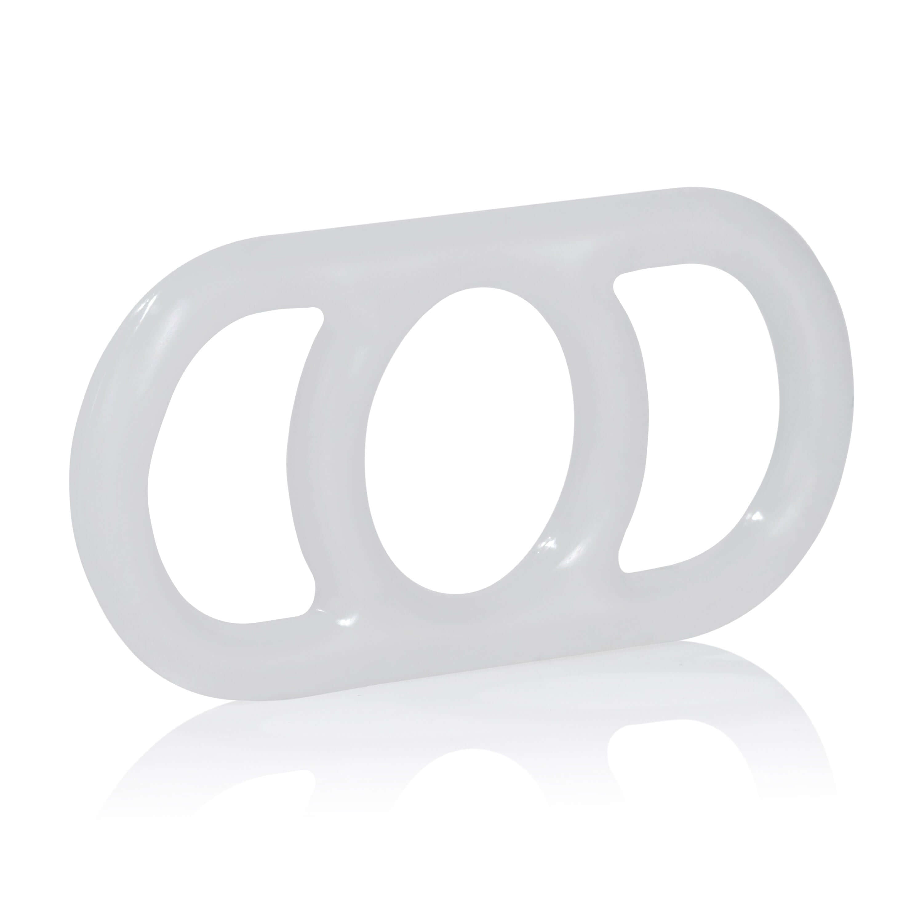 Precision Pump Silicone Erection Enhancer Clear with two-handled design for improved control and support.