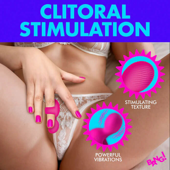 Silicone Finger Vibe - Pink-2