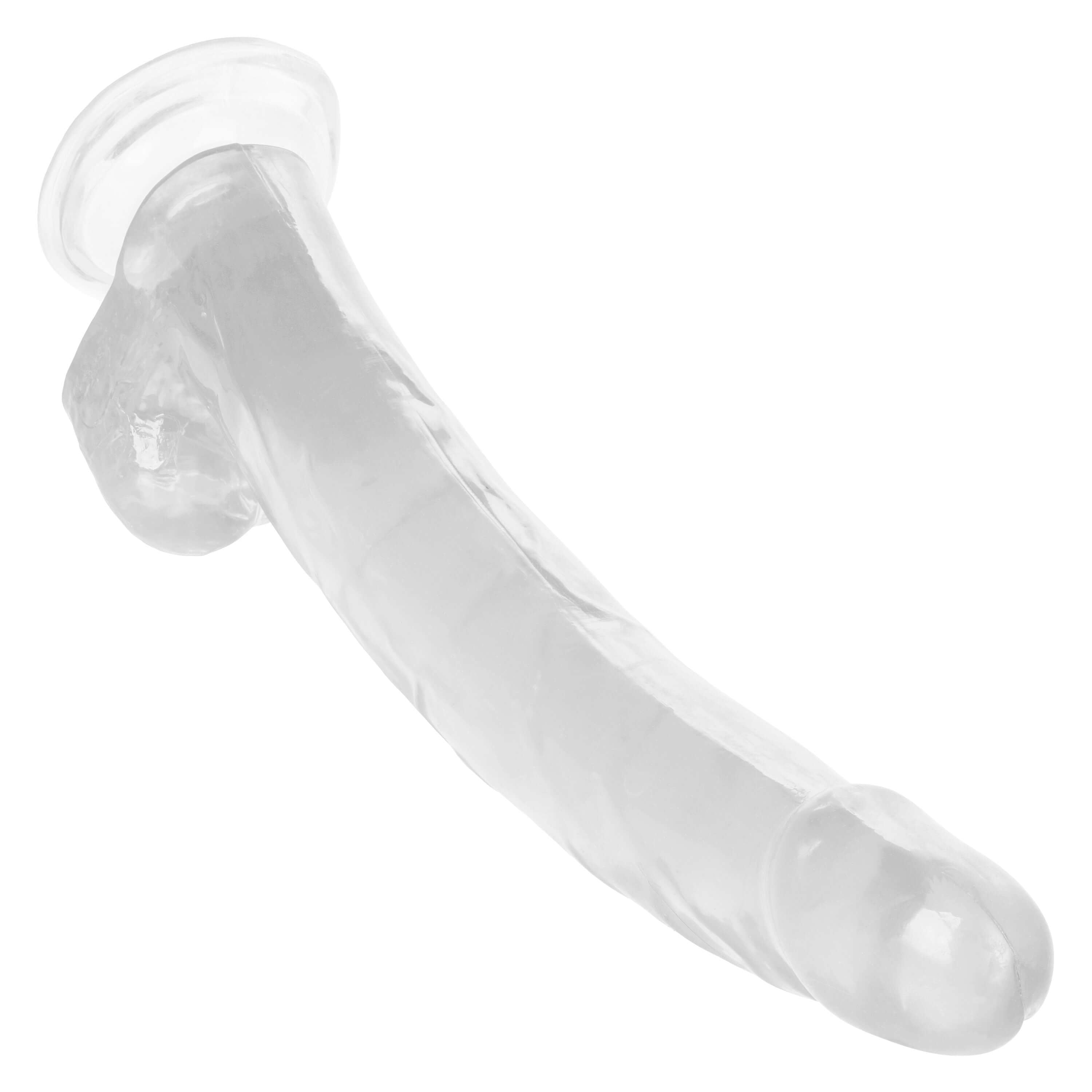 Size Queen 12 inch Large Dildo Clear, transparent dildo for enhanced pleasure and satisfaction.