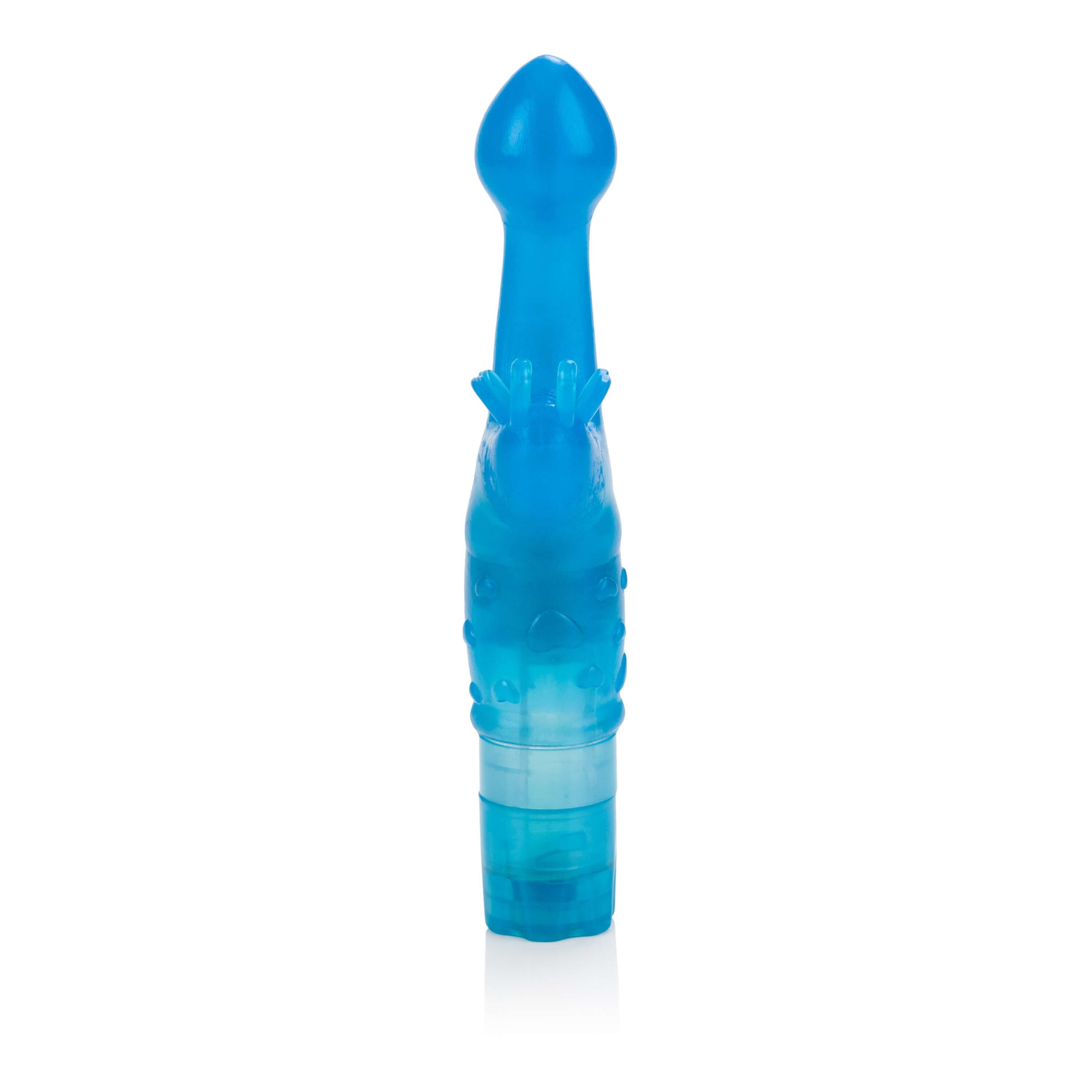 The Original Butterfly Kiss Vibrator Blue, designed for feminine arousal with G-spot stimulation and soft external wings.