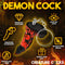 Fire Demon Keychain - Red/black-1