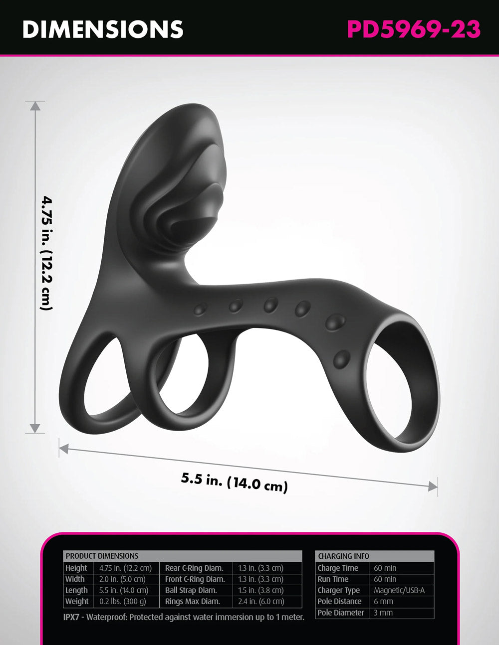 Fantasy C-Ringz Ultimate Couples Cage Pro - Black-2