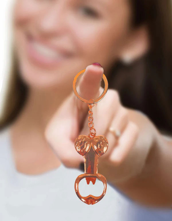 Super Fun Penis Bottle Opener Key Chain 6ct-1