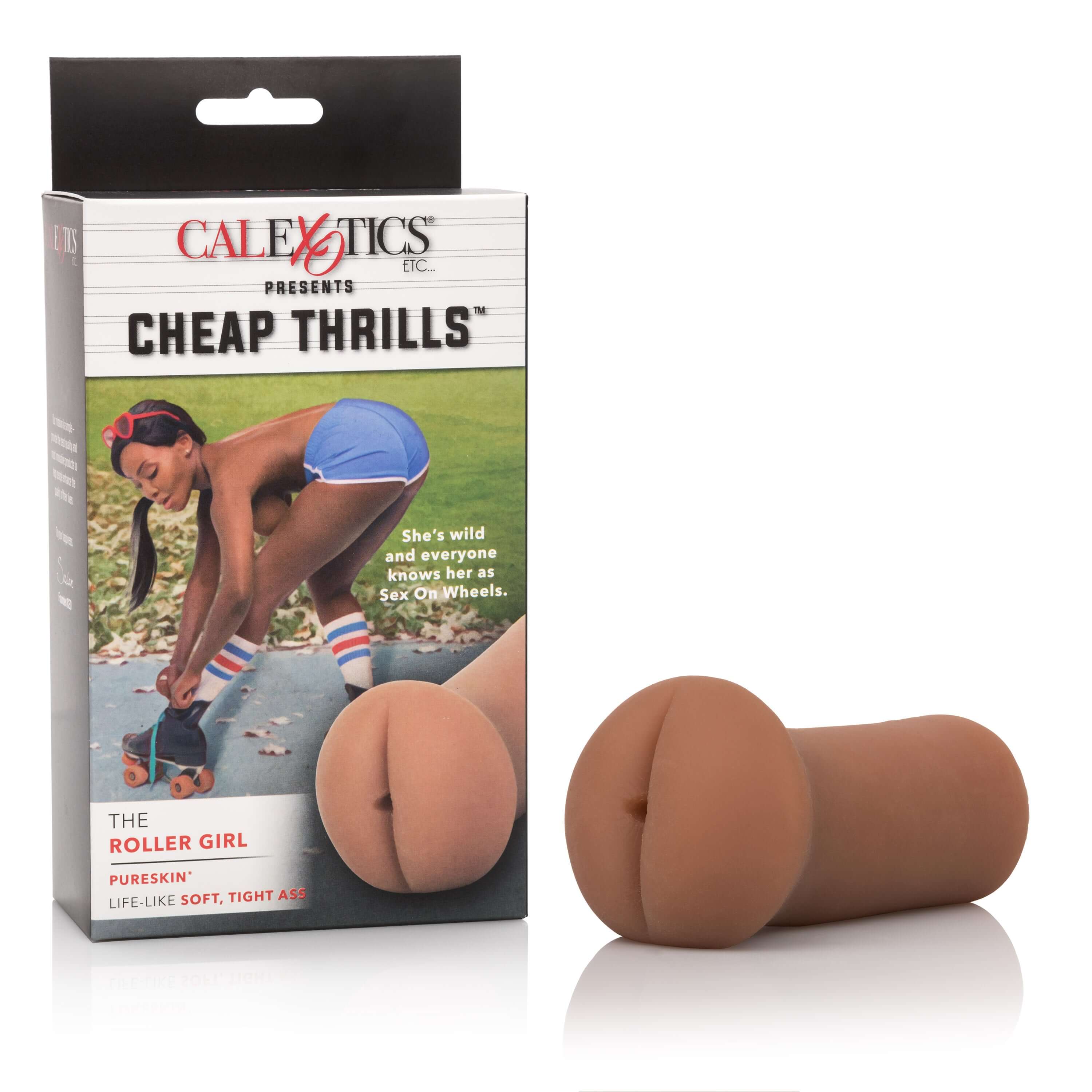 Cheap Thrills the Roller Girl Stroker with lifelike design and packaging.