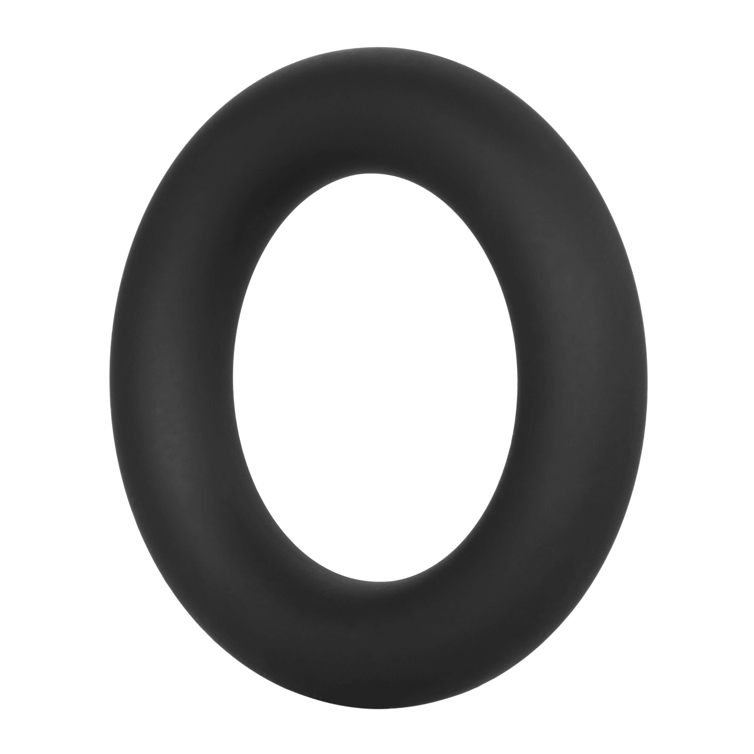 Link Up Ultra Soft Verge Ring Black, ultra-stretchy performance enhancer in smooth black silicone.