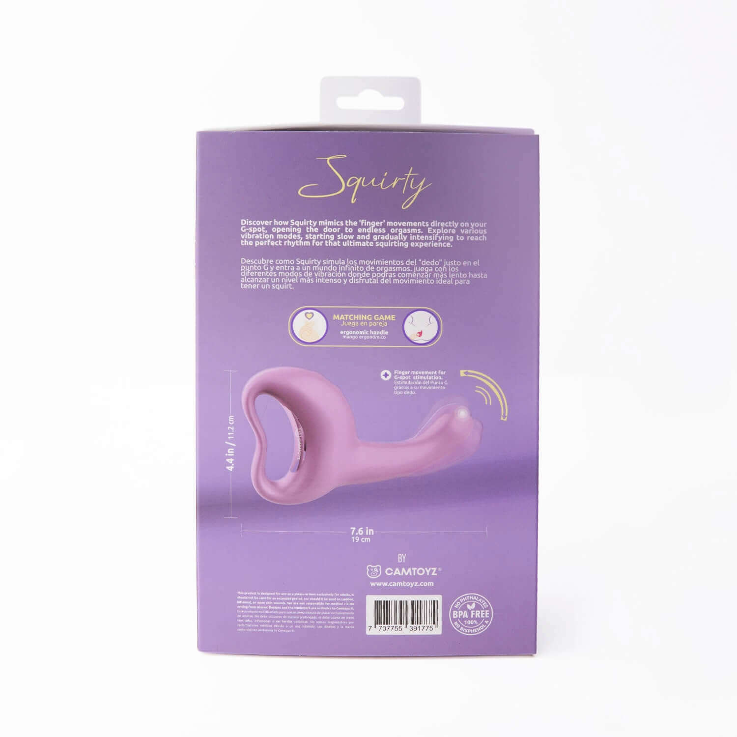 Squirty Vibrator and Stimulator - Purple-0