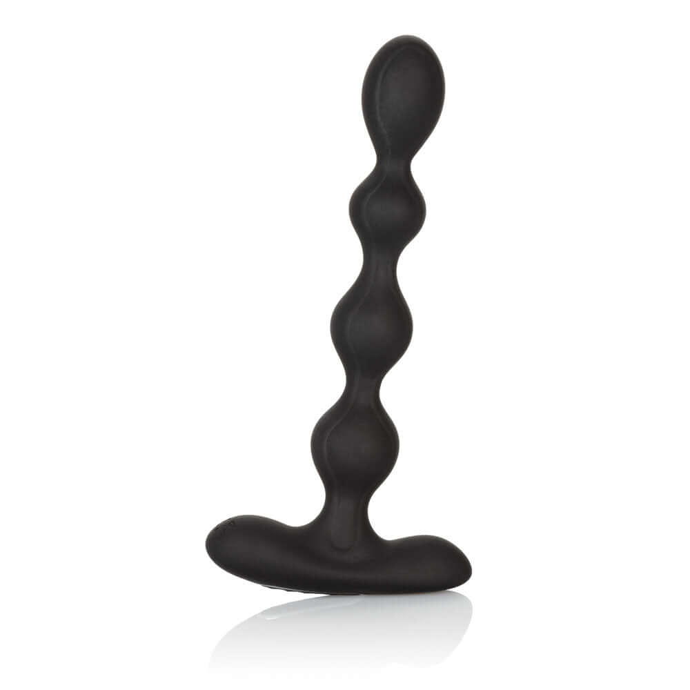 Eclipse Slender Anal Beads Vibrator, sleek silicone probe designed for anal stimulation.