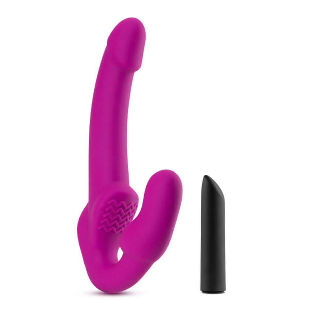 Temptasia - Estella - Strapless Silicone Dildo - Pink-3