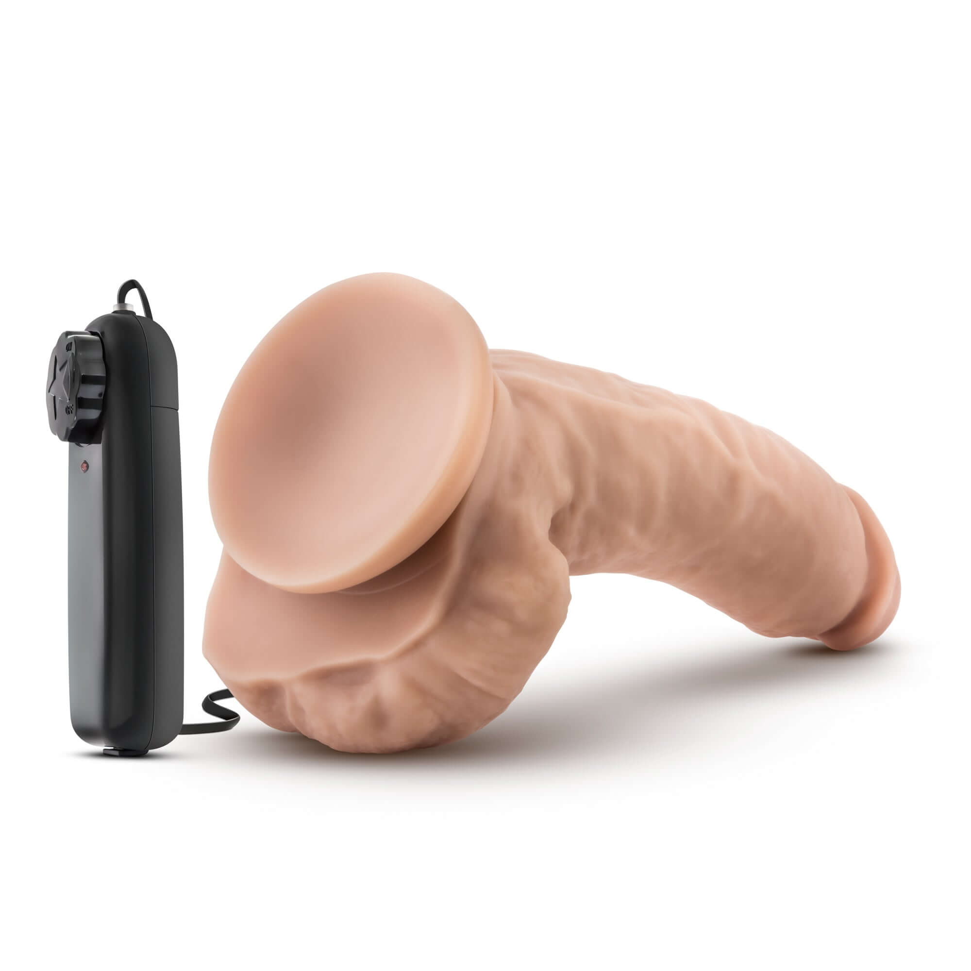 Coverboy Tennis Champ Dildo Vanilla with remote control, realistic design and smooth finish for versatile pleasure.