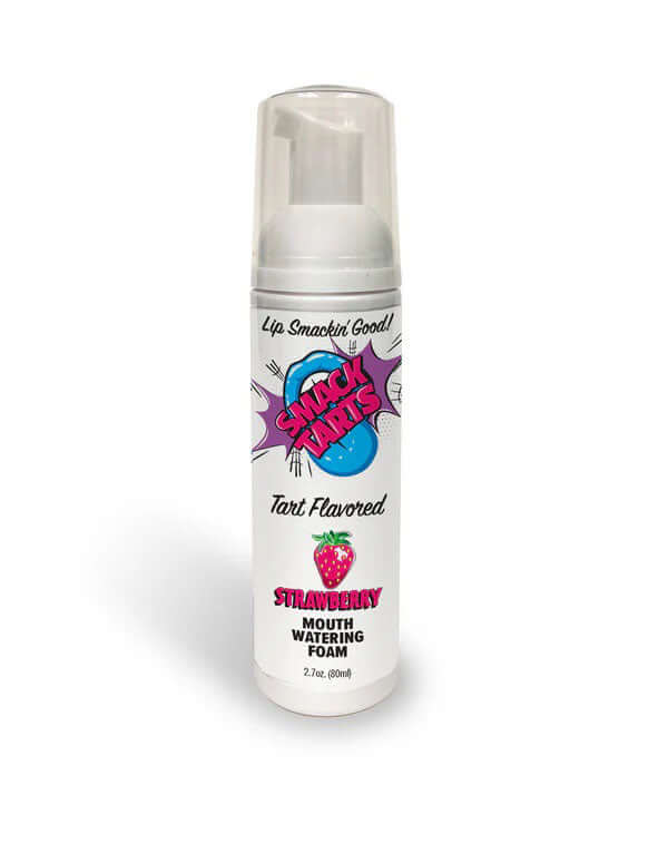 Smack Tarts Mouthwatering Foam Sour Strawberry 2.7 Oz packaging with playful design and strawberry flavor.