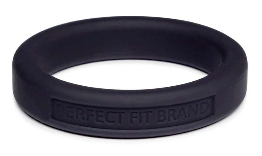 Perfect Fit Hefty Ring 1.75 inch Silicone Black, a black silicone ring for enhanced performance and comfort.