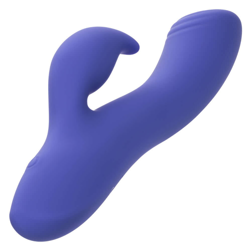 Calexotics Connect Dual Stimulator in Periwinkle - Innovative dual motor massager for versatile intimate play and pleasure.