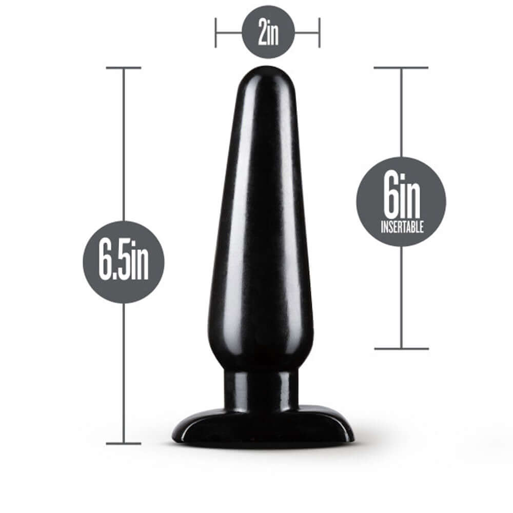 Anal Adventures - Basic Anal Plug - Large - Black-0