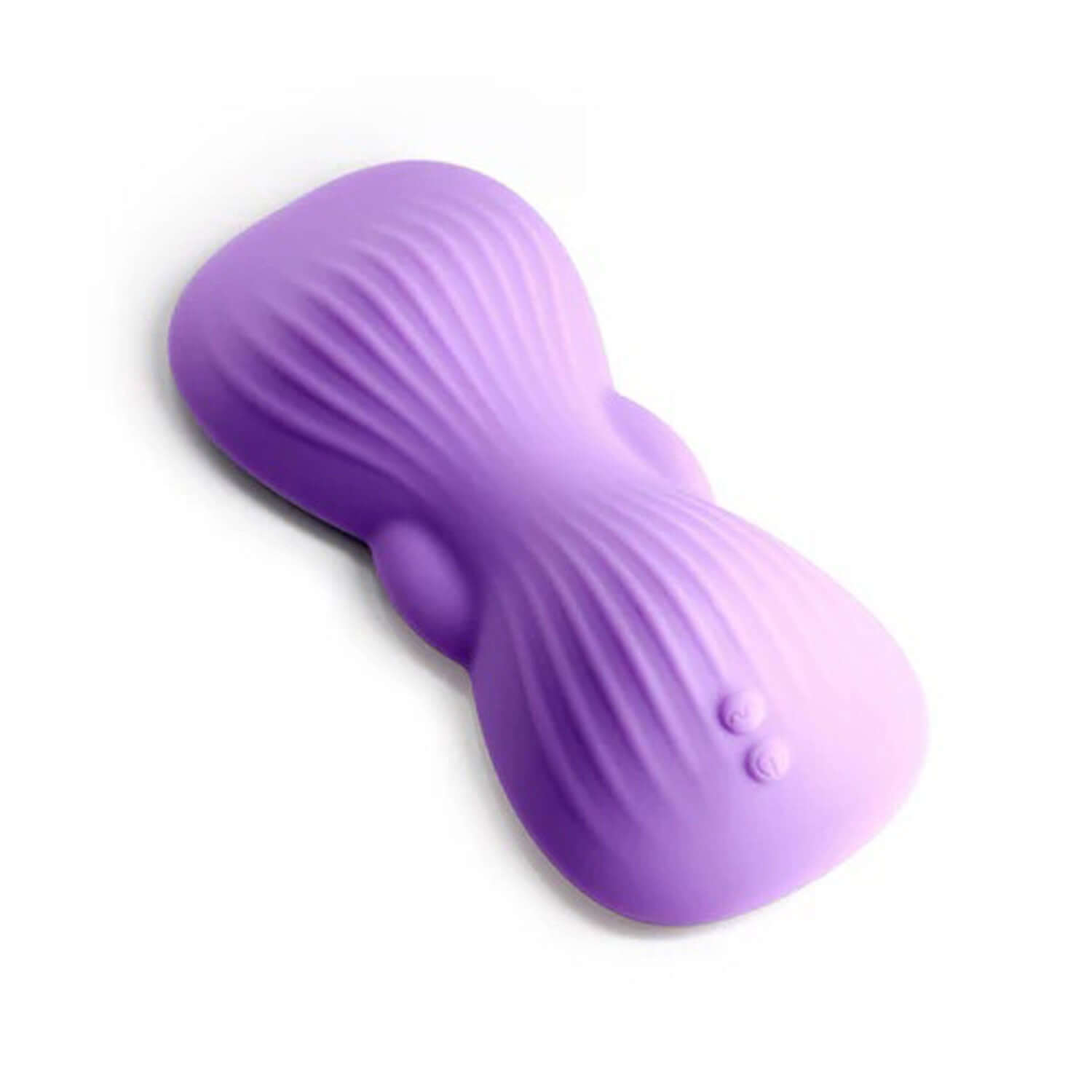Purple Techno Trap Stimulator grinding pad for hands-free use with dual motors and app control, made of body-safe silicone.