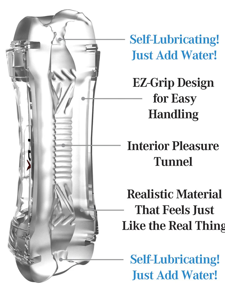 Wet Pussies Super Flip a Pussy Over Self-Lubricating Stroker with EZ-Grip Design and realistic material
