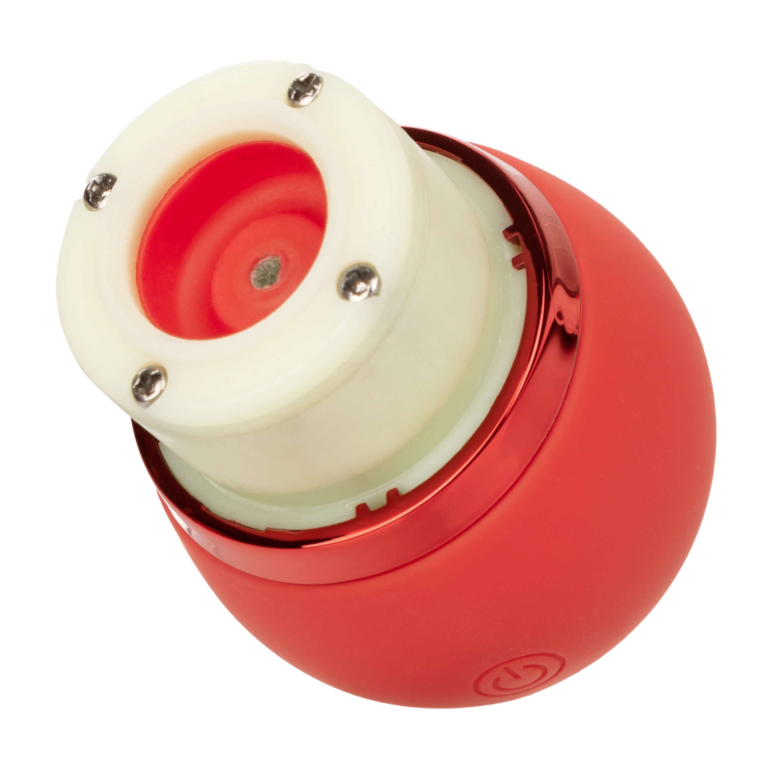 Close-up view of the attachment from the French Kiss Suck & Play Interchangeable Set, showcasing its design and features.