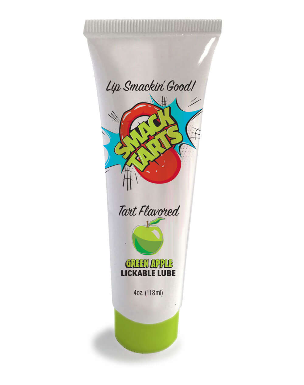 Smack Tarts 2oz Lickable Flavored Lubricant - Green Apple-0