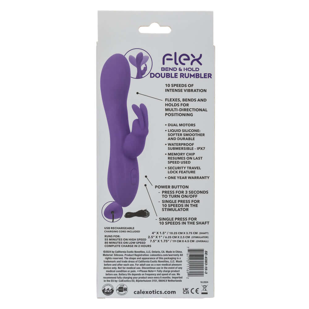Flex Bend and Hold Double Rumbler - Purple-2