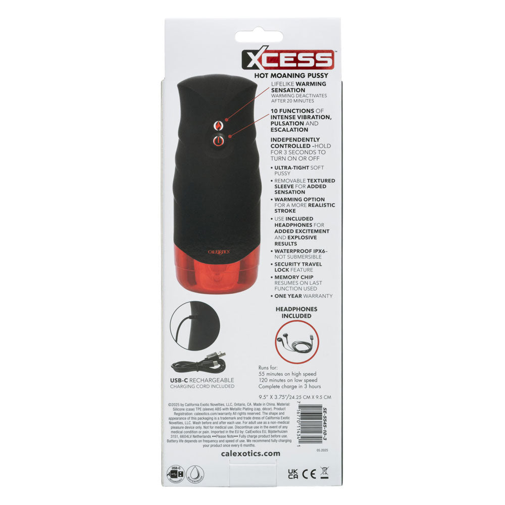 Xcess Hot Moaning Pussy - Black-1