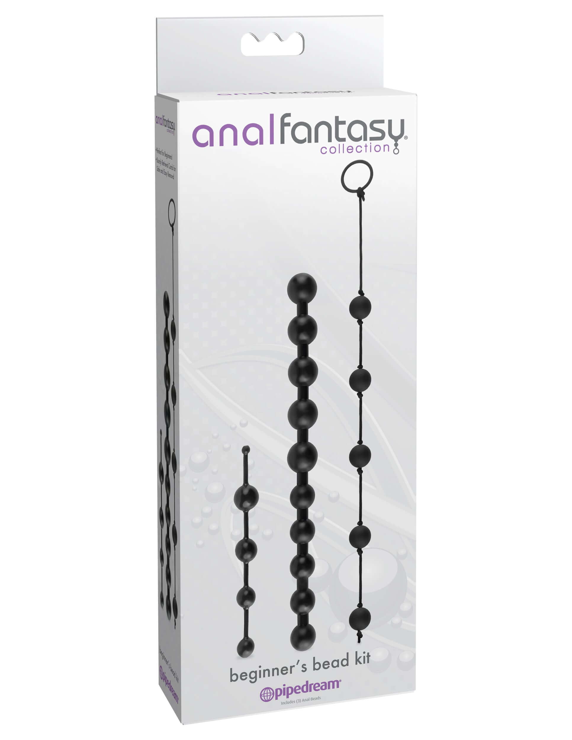 Anal Fantasy Collection Beginners Bead Kit - Black-2
