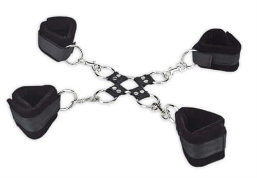Lux Fetish 5-Piece Hogtie Set featuring premium restraints for full-body control and comfort.