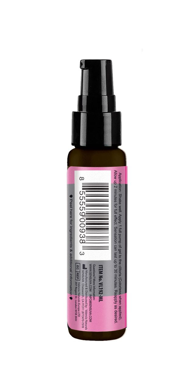 Sensuva On Arousal Gel Original for Her 1 Fl Oz packaging featuring a spray bottle design.