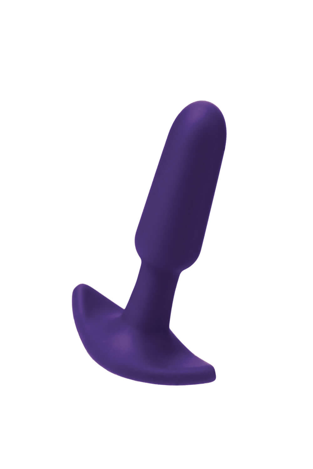 Vedo Bump Mini Rechargeable Anal Plug Purple, compact design for comfortable wear and targeted stimulation.