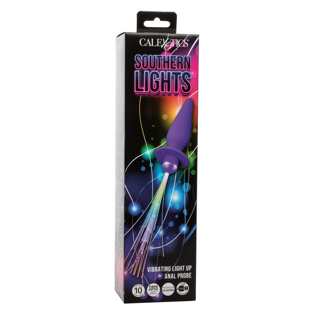 Southern Lights - Vibrating Light Up Anal Probe -  Purple-1