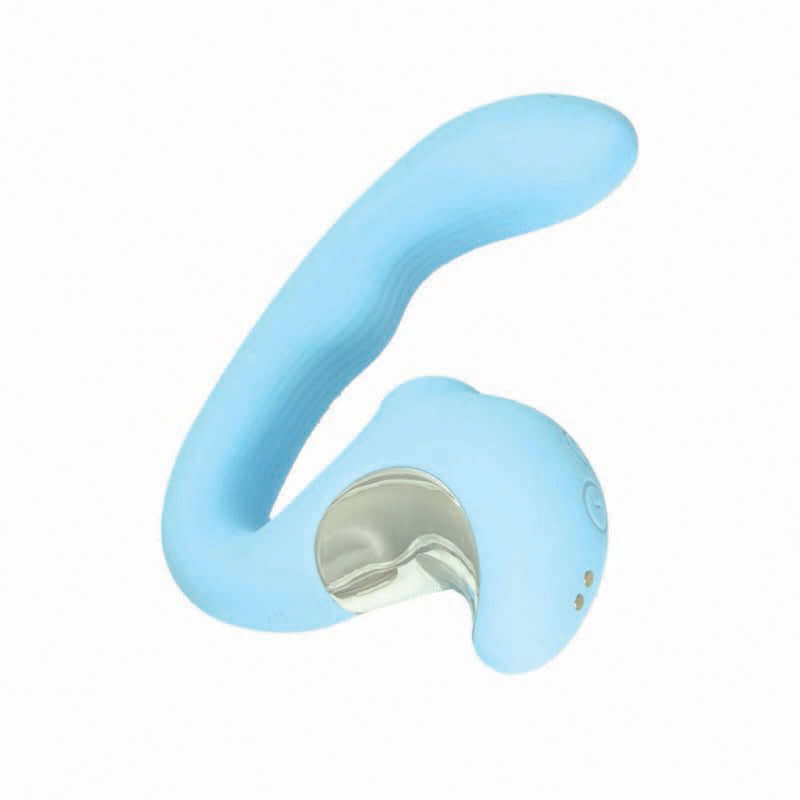 Sky Nimbus G spot Finder Massager Blue ergonomic design for internal and external stimulation.