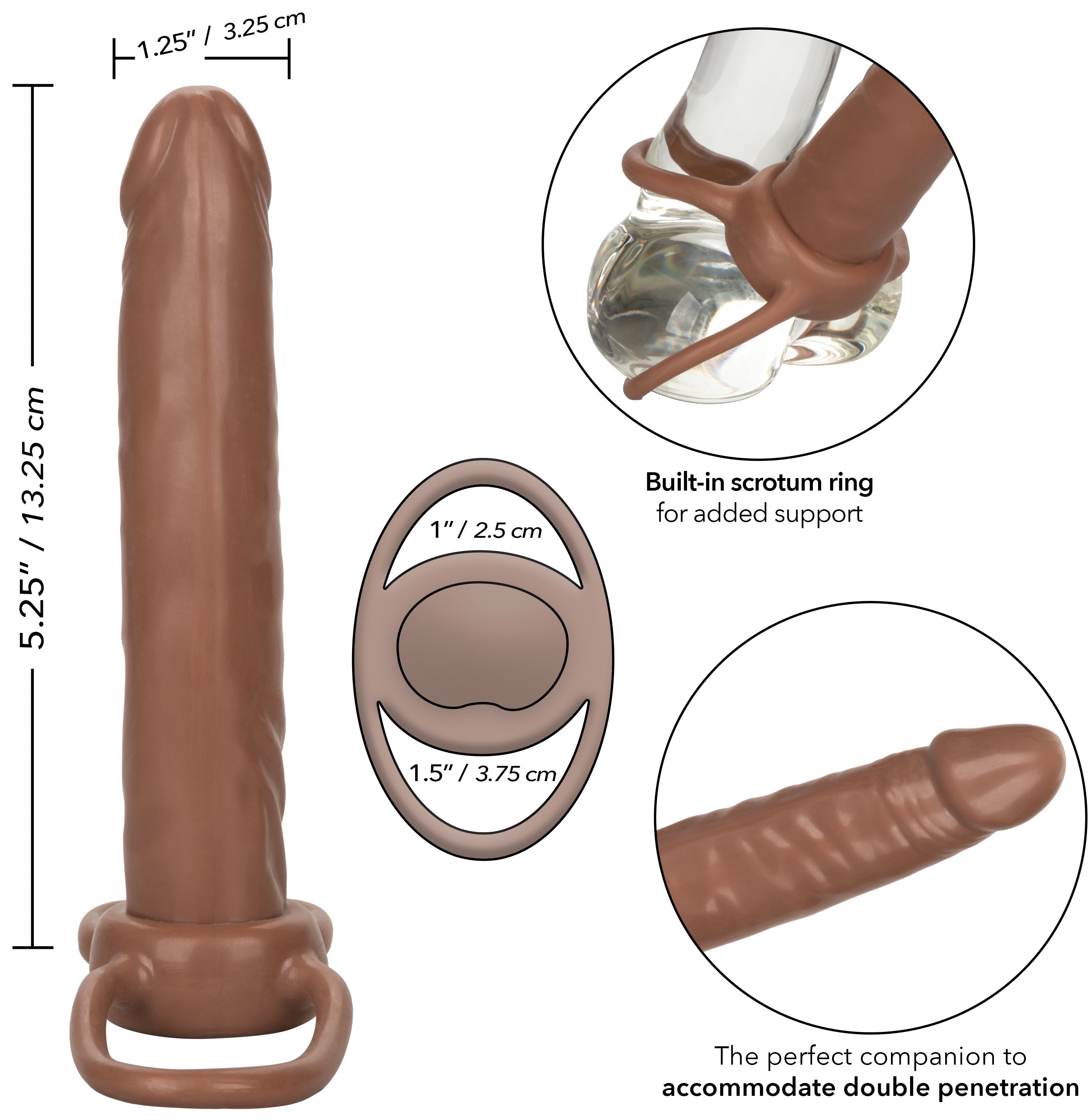 Accommodator Dual Penetrator - Brown-10