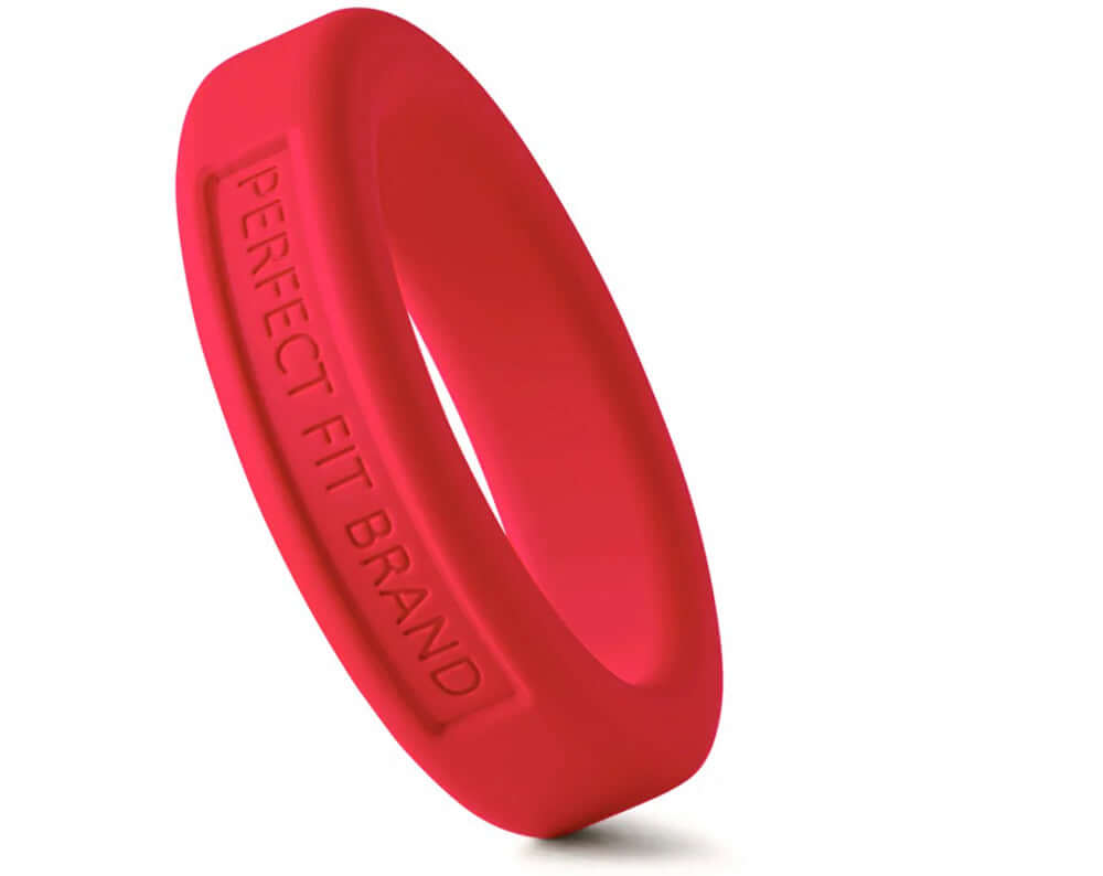 Perfect Fit Hefty Ring 1.4 inch Silicone Red, designed for enhanced performance and a secure fit.