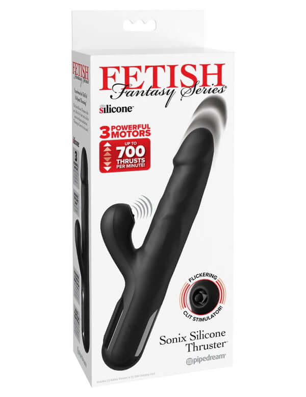 Fetish Fantasy Series Sonix Silicone Thruster - Black-2