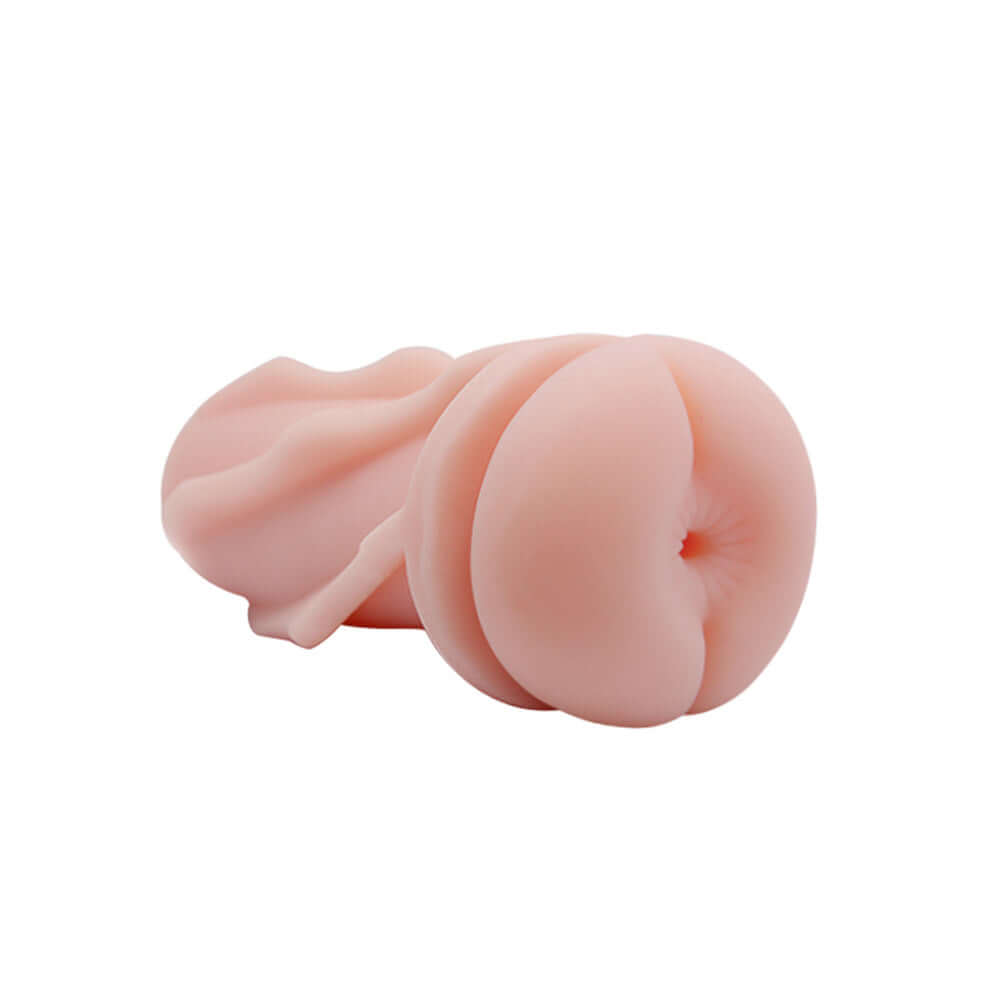 Pretty Love Pocket Anus Stroker shown from the side, designed for realistic stimulation in a compact design.