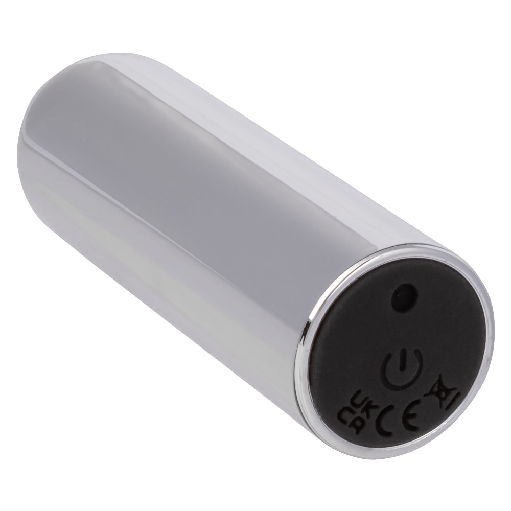 10 Function Rechargeable Bullet - Silver-3