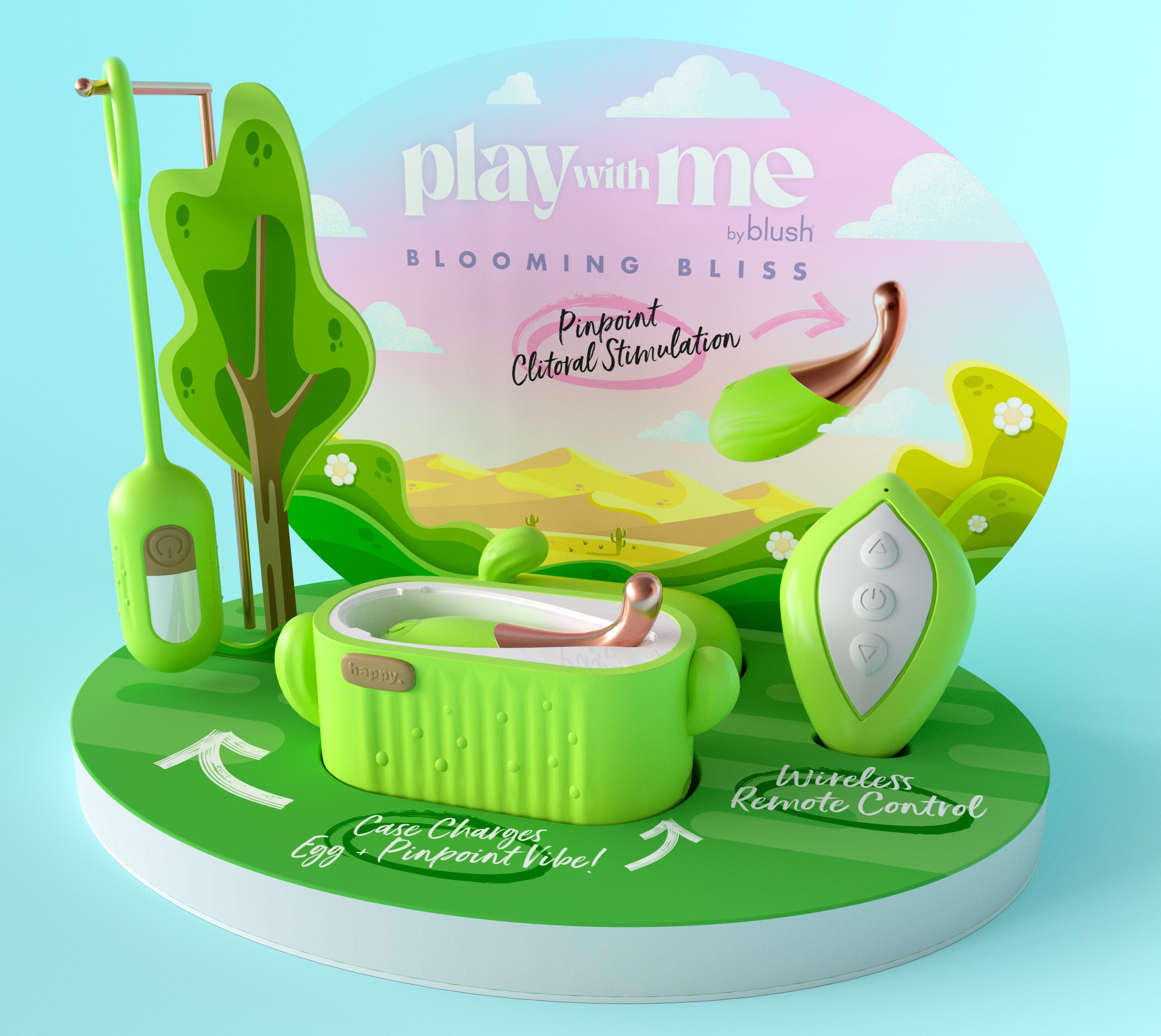 Play With Me Blooming Bliss Merchandising Kit - Green-0