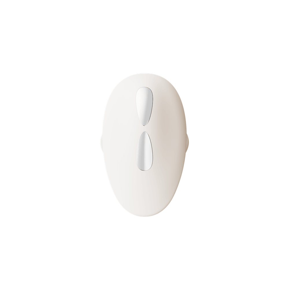 ZALO Deya Wearable Smart Dual Vibrator with App Control, white design top view, innovative and customizable.