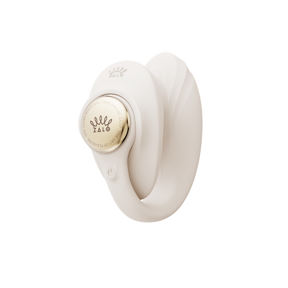 ZALO Deya Wearable Smart Dual Vibrator with App Control in elegant design, showcasing its innovative features.