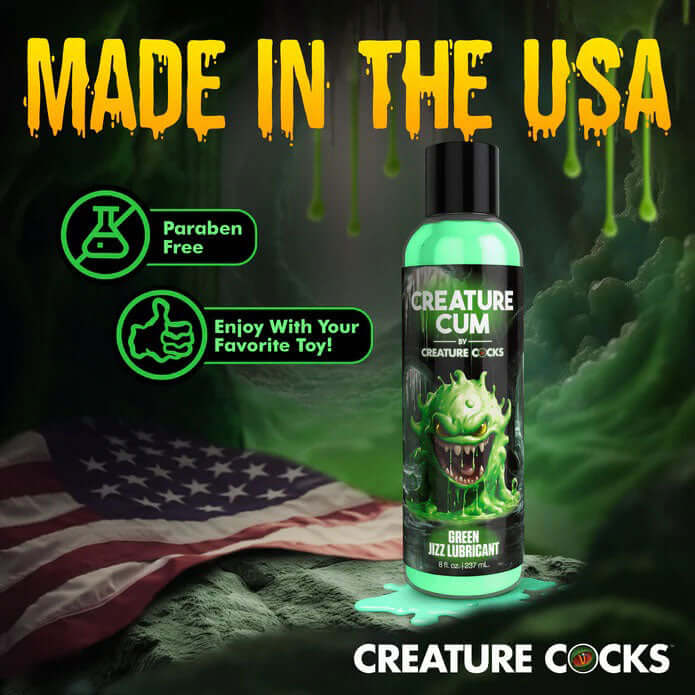 Creature Cum Green Water-Based Lubricant 8oz-2