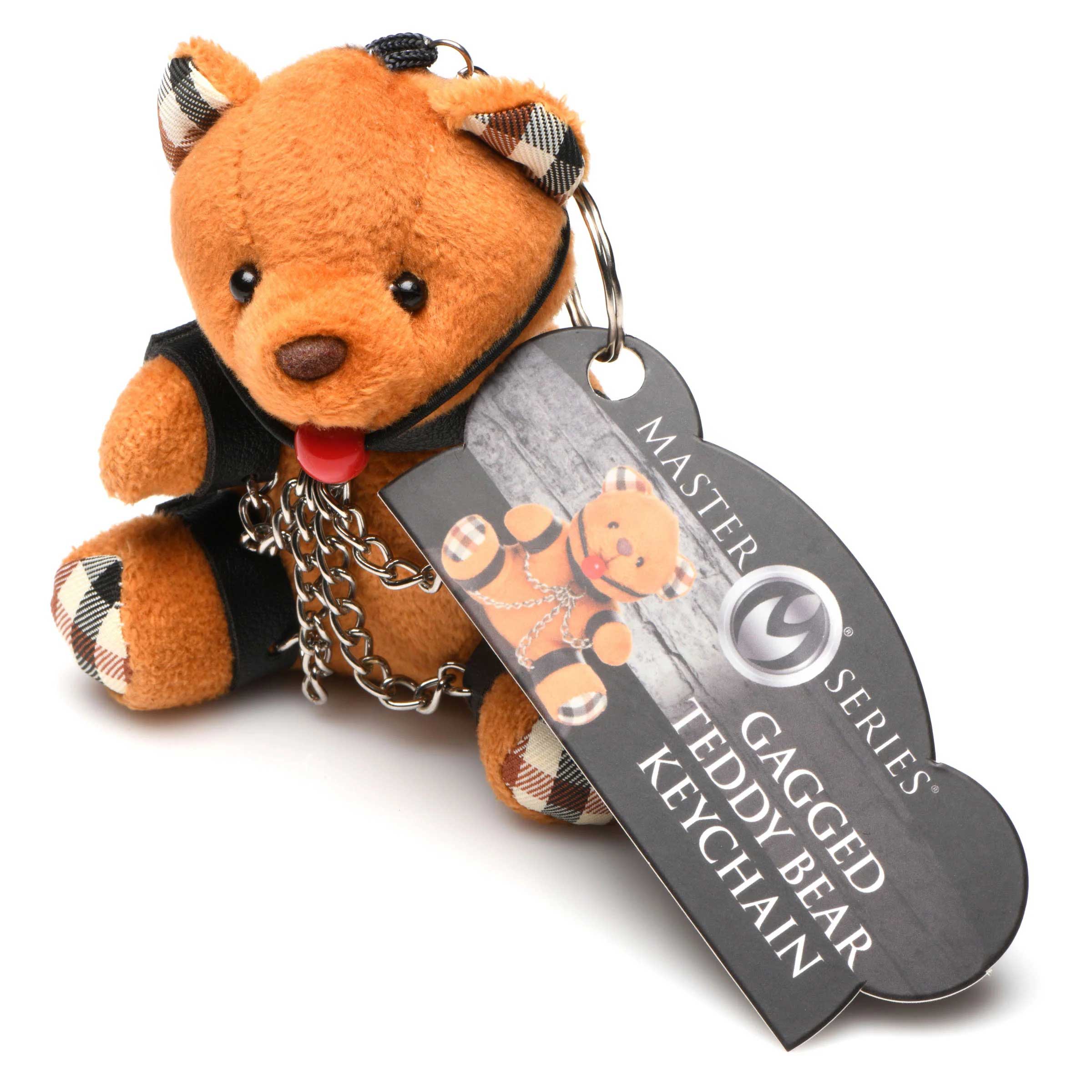 Gagged Teddy Bear Keychain-4