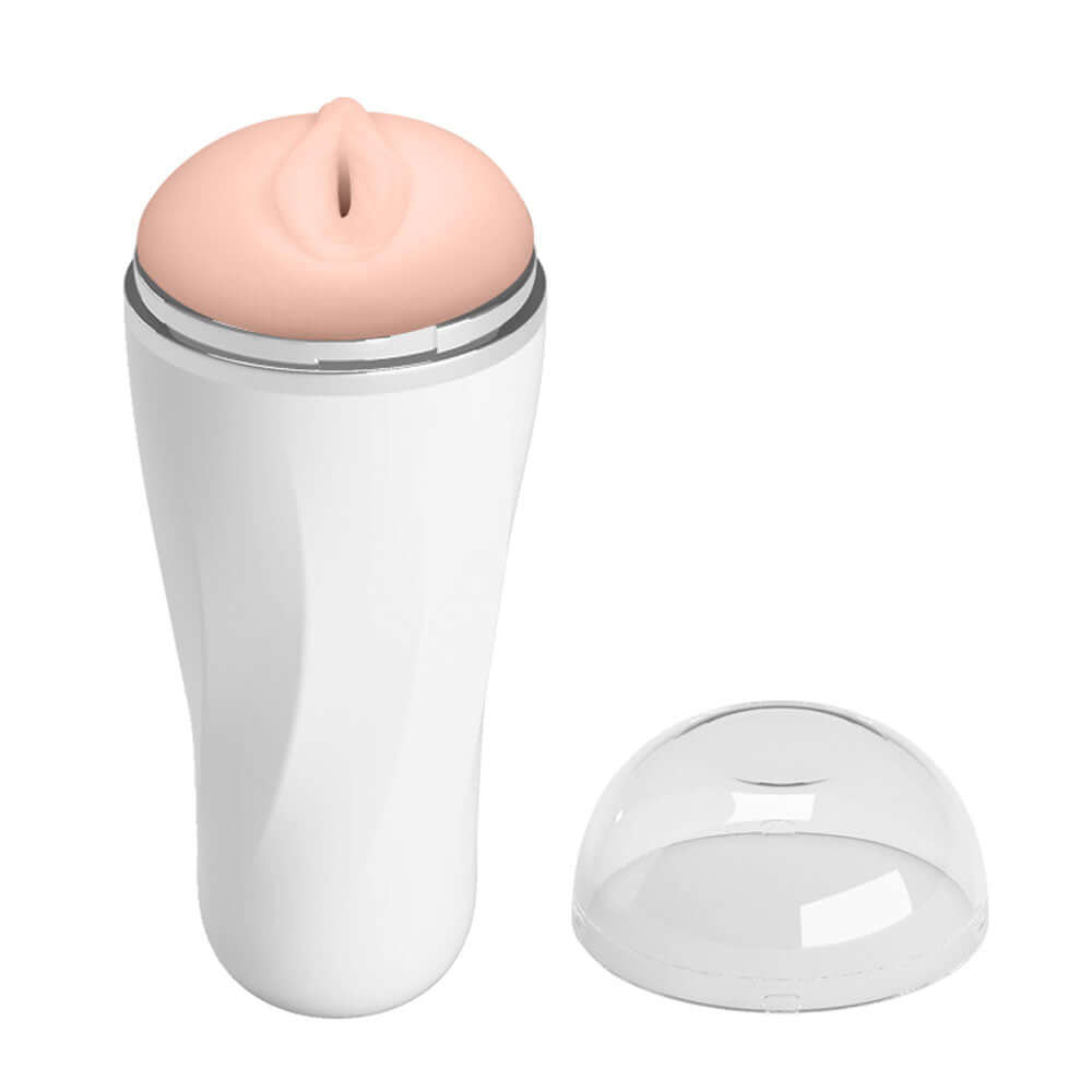 Crazy Bull Vagina Stroker Trish realistic masturbation device with a soft inner sleeve and discreet outer case.