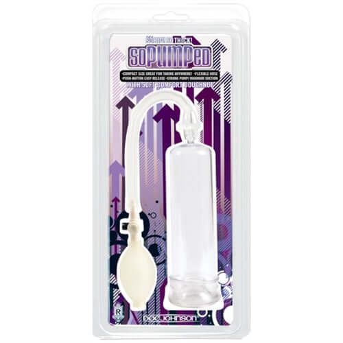 So Pumped Penis Pump Without Sleeve - Clear-0