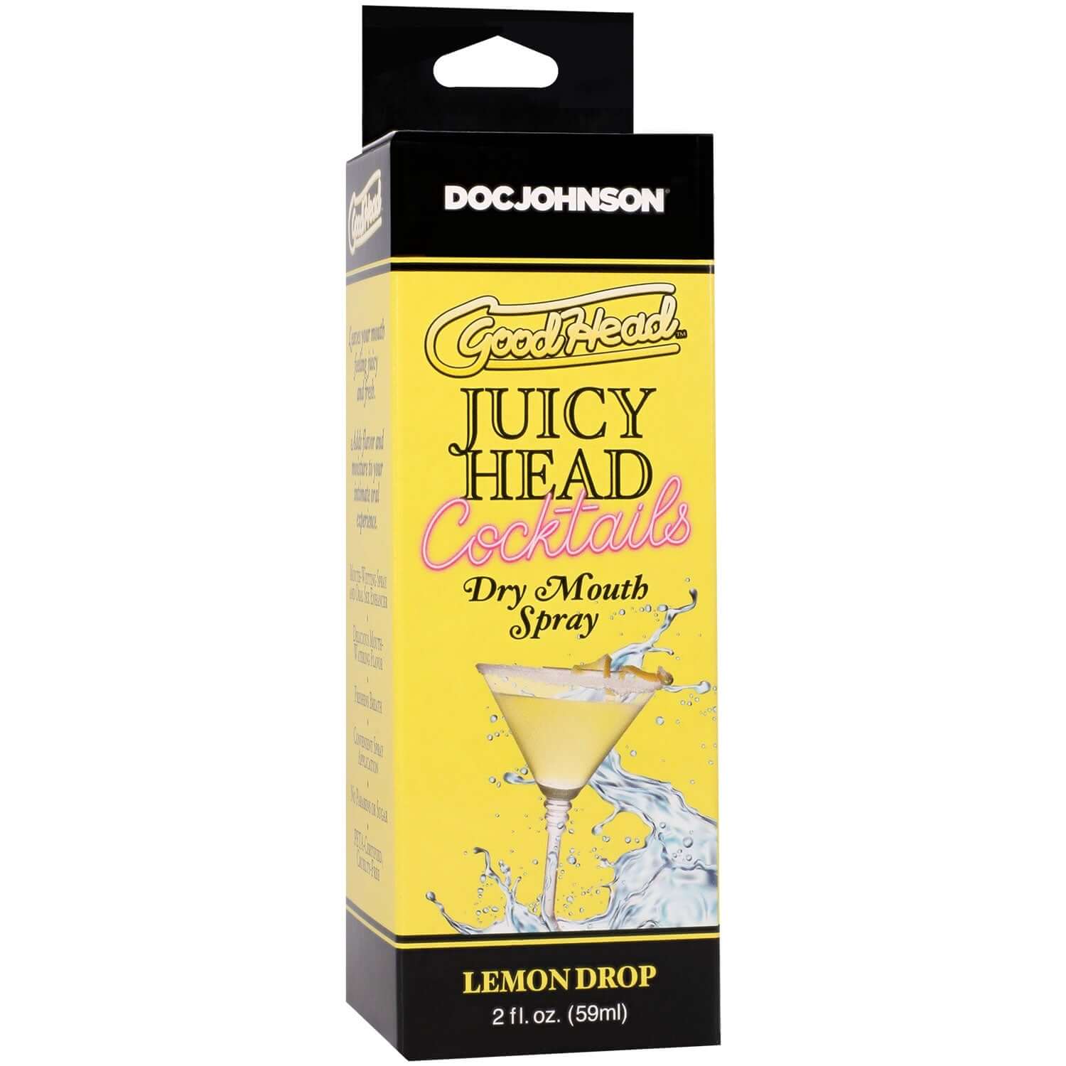 Goodhead - Juicy Head - Cocktails Dry Mouth Spray Lemon Drop - 2oz-0