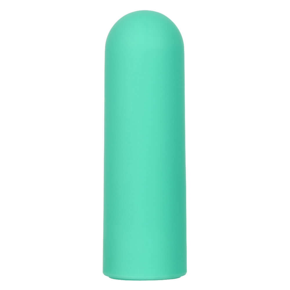 Turbo Buzz Rounded Mini Bullet in Green - discreet, powerful stimulator with 10 vibration functions and waterproof design.