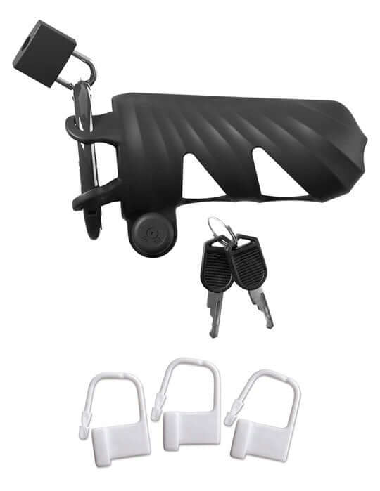 Fantasy C-Ringz Remote-Controlled Vibrating Cock Blocker - Black-2