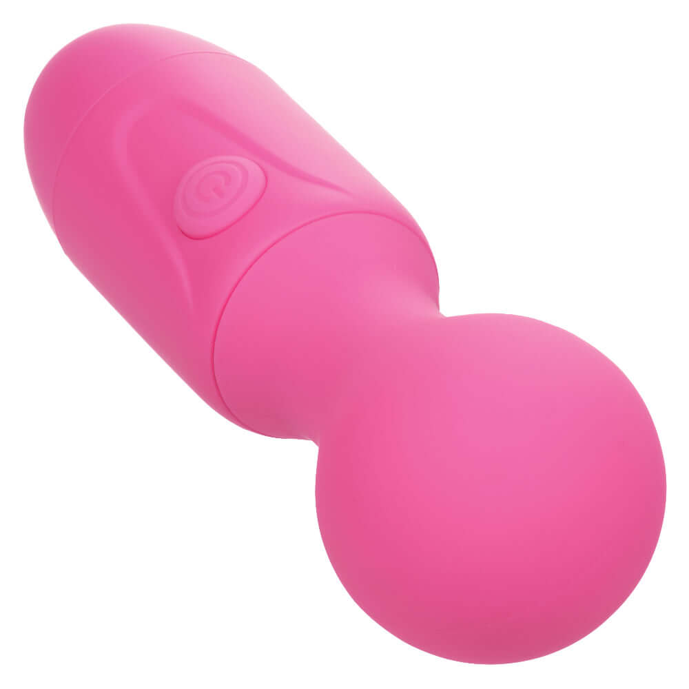 First Time Rechargeable Massager Pink, compact personal massager designed for customizable stimulation.