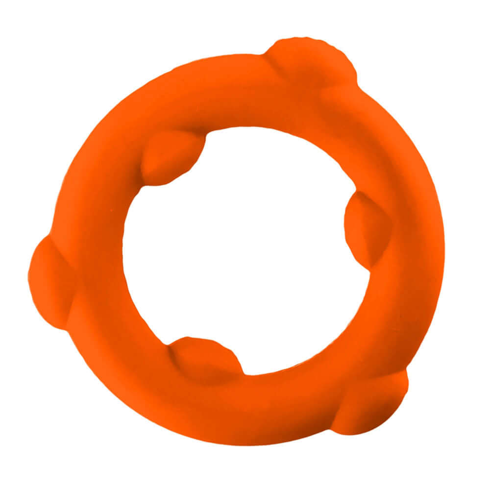 Spinner Single Silicone Ring - Orange Silicone-2