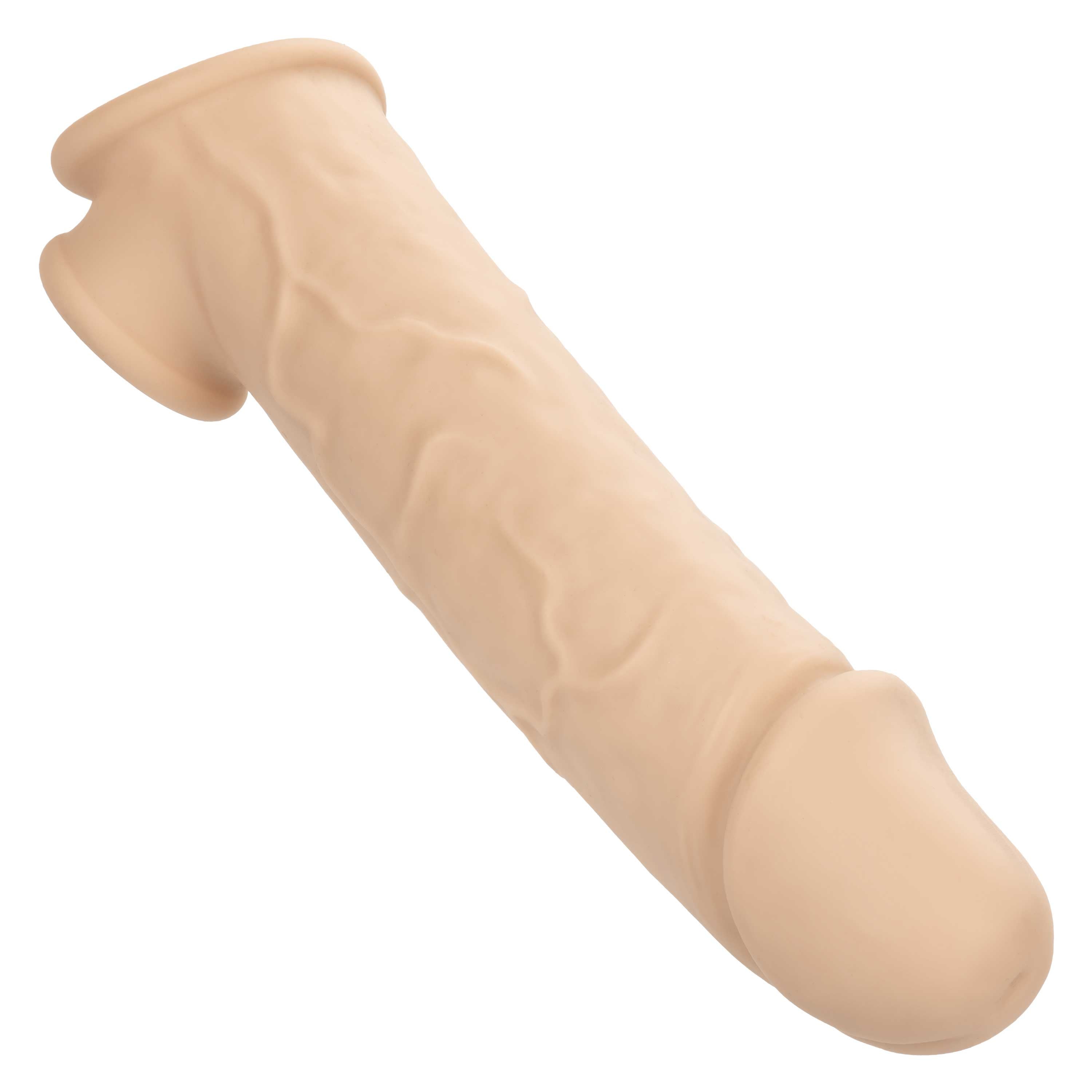 Performance Maxx Life-Like Extension 8 Inch Ivory, realistic hollow sleeve design for enhanced pleasure.